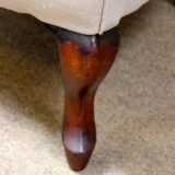 Late 19thc. Walnut Upholstered Armchair - Image 4