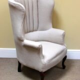 Late 19thc. Walnut Upholstered Armchair - Image 5