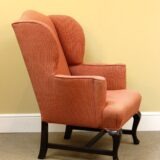 19thc. Walnut Wing Armchair  - Image 2