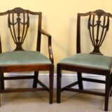 A Set of Eight 19thc.  Mahogany Dining Chairs - Image 6