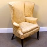19thc Mahogany Wing Armchair