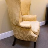 19thc Mahogany Wing Armchair - Image 2