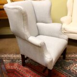 19thc. Mahogany Wingback Armchair - Image 6
