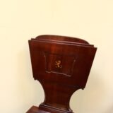 Pair of Regency Mahogany Hall Chairs - Image 7