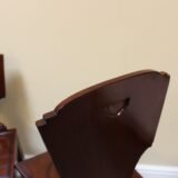 Pair of Regency Mahogany Hall Chairs - Image 5