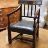 Early 19thc. Mahogany Childs Carver Chair