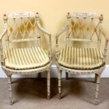 Pair of Regency Painted Side Chairs - Image 2