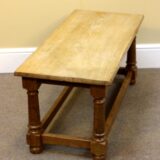 20thc. Oak & Ash Coffee Table - Image 2