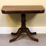 Late Regency Mahogany Tea/Supper Table