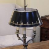 Early 20thc. Three Branch Bouillotte Lamp - Image 3