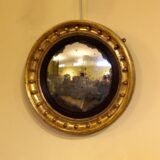 19thc. Gilt Convex Mirror - Image 3