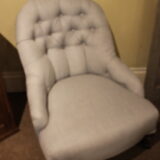 19thc Walnut Nursing Chair