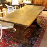 19thc Fruitwood Refectory Table