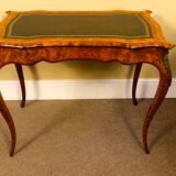 19thc Walnut Writing Side Table