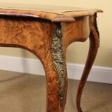 19thc Walnut Writing Side Table - Image 2