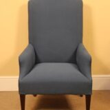 Late 19thc Upholstered Armchair - Image 4