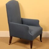 Late 19thc Upholstered Armchair - Image 3