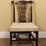 Set Of 4 Mahogany Dining Chairs