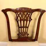 Set Of 4 Mahogany Dining Chairs - Image 2