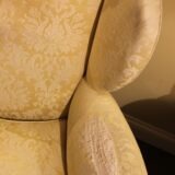 19thc Walnut Wing Armchair - Image 4