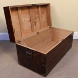 19thc Camphor Wood Chest - Image 2