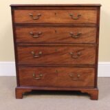 19thc Mahogany Chest Of Drawers