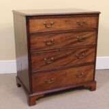 19thc Mahogany Chest Of Drawers - Image 2