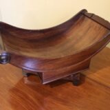 19thc Mahogany Cheese Coaster - Image 3