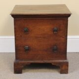 18thc Oak Close Stool - Image 3