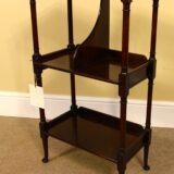 19thc Mahogany Book Stand/Whatnot