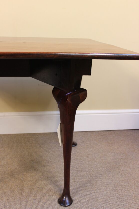 19thc Red Walnut Drop Leaf Table - Image 3