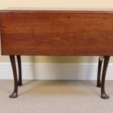 19thc Red Walnut Drop Leaf Table - Image 4