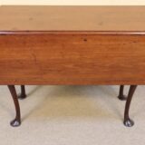 19thc Red Walnut Drop Leaf Table - Image 5