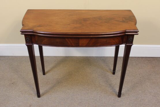 Early 19thc Mahogany Card Table