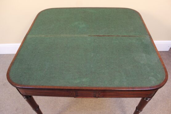 Early 19thc Mahogany Card Table - Image 2