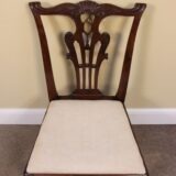18thc Walnut Dining Chair - Image 2