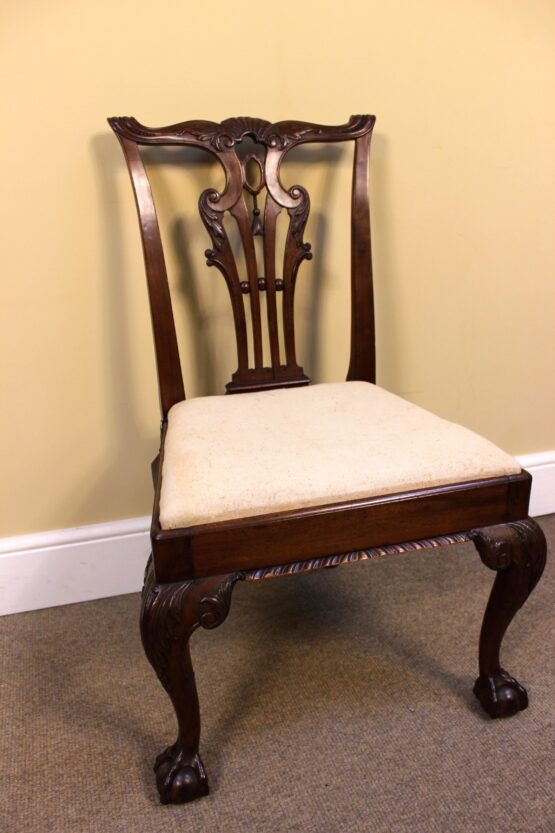 18thc Walnut Dining Chair - Image 3