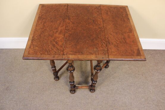 19thc Amboyna And Walnut Occasional Table - Image 2