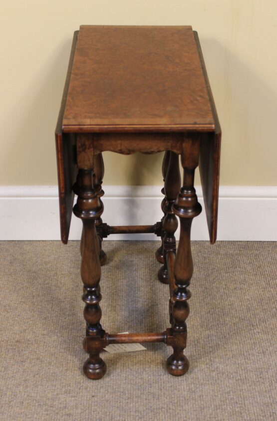 19thc Amboyna And Walnut Occasional Table - Image 4