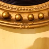 19thc Gilt Convex Mirror - Image 2