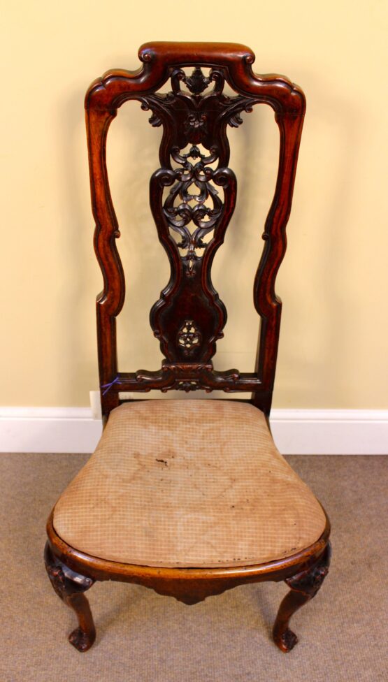 Late 18thc. Walnut Side Chair - Image 2