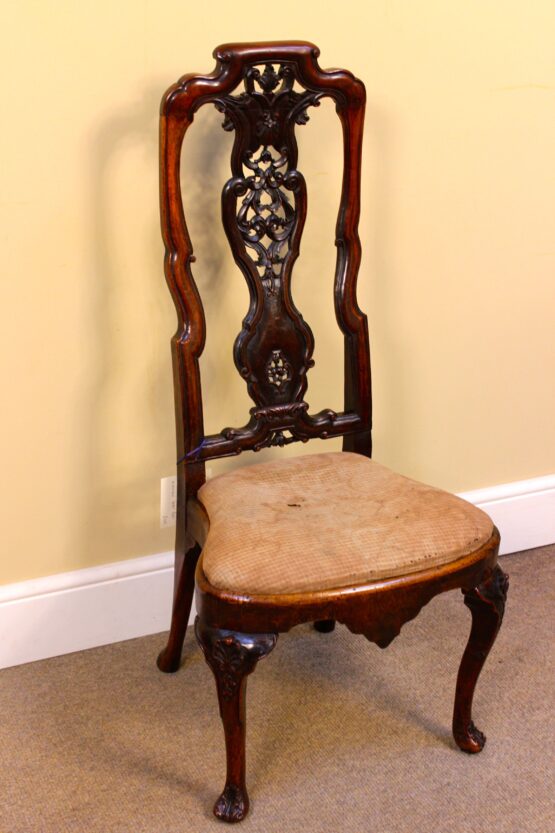 Late 18thc. Walnut Side Chair - Image 3