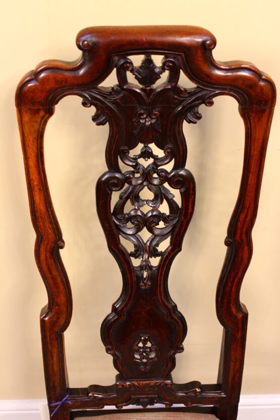 Late 18thc. Walnut Side Chair - Image 4