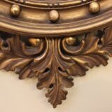 Late 19thc Gilt Wood  Convex Mirror - Image 3
