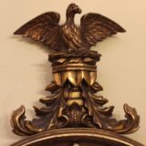 Late 19thc Gilt Wood  Convex Mirror - Image 4