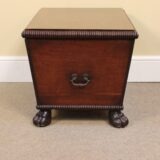 19thc Mahogany Cellerette Wine Cooler - Image 3