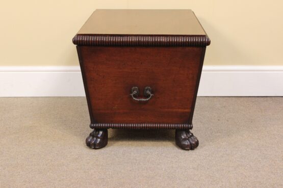 19thc Mahogany Cellerette Wine Cooler - Image 3