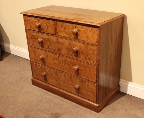 Late 19thc Pitch Pine Chest Of Drawers - Image 2