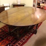 18thc Style Oak Wake Table - Image 2