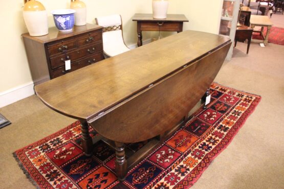 18thc Style Oak Wake Table